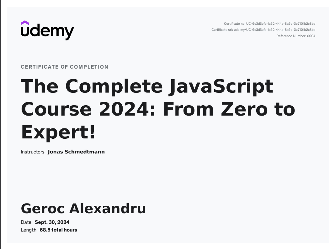 The Complete JavaScript Course 2024: From Zero to Expert!